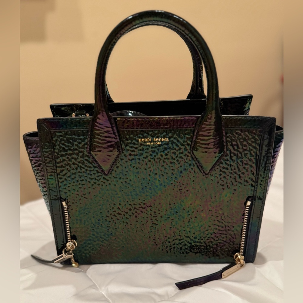Henri Bendel Petrol Rivington Small Tote Bag